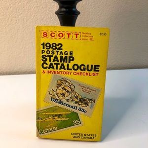 📕 1982 Postage Stamp Catalogue & Inventory Checklist
